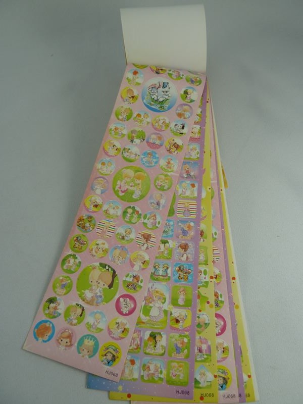 stickerboekje 7,5x29cm